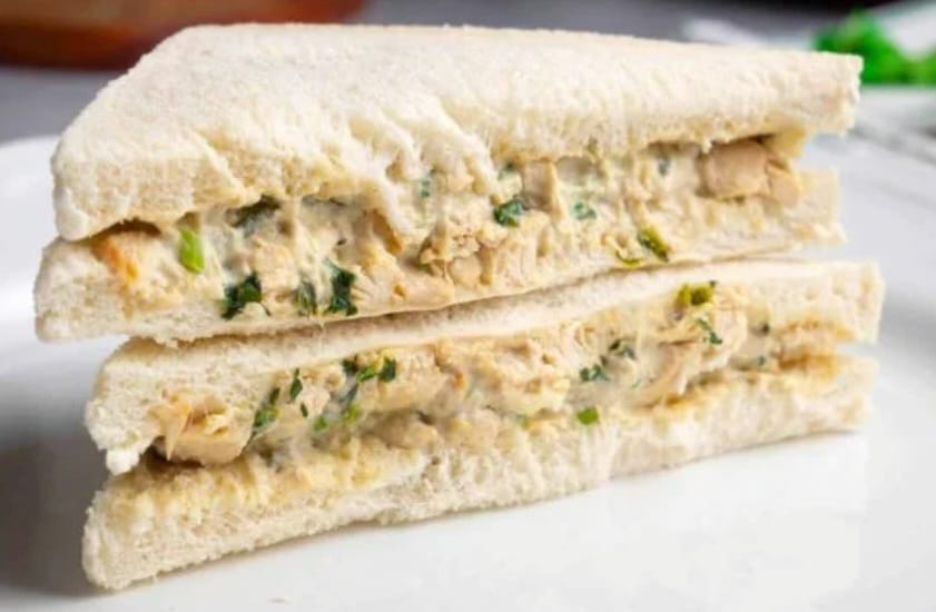 chicken and cream cheese sandwiches