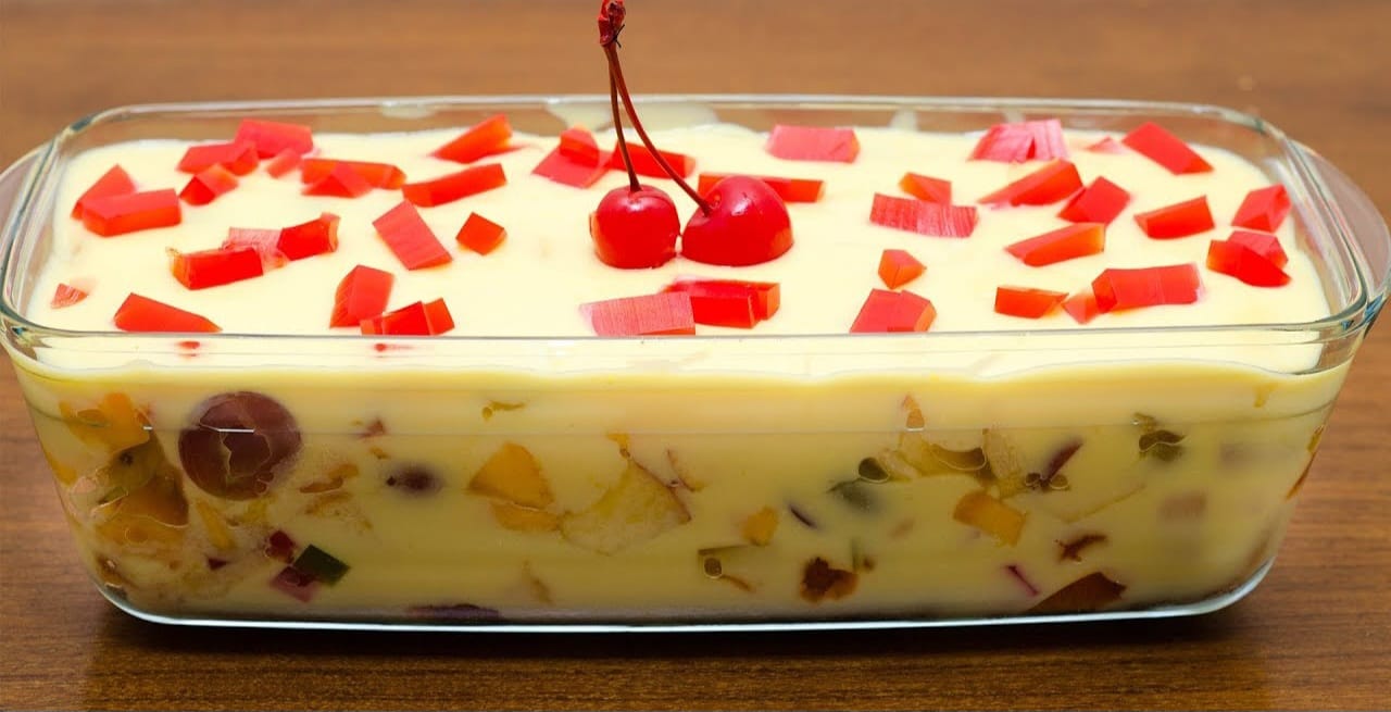 fruit custard