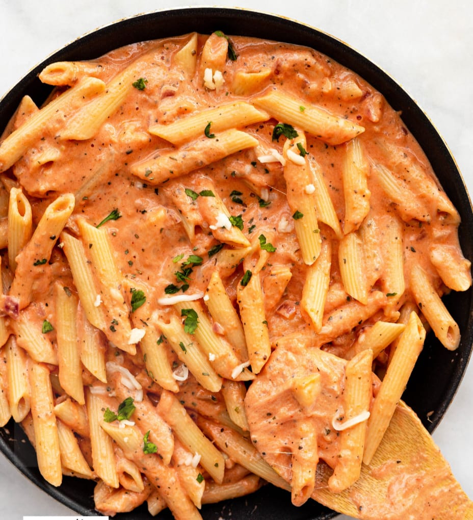 pink sauce penne pasta